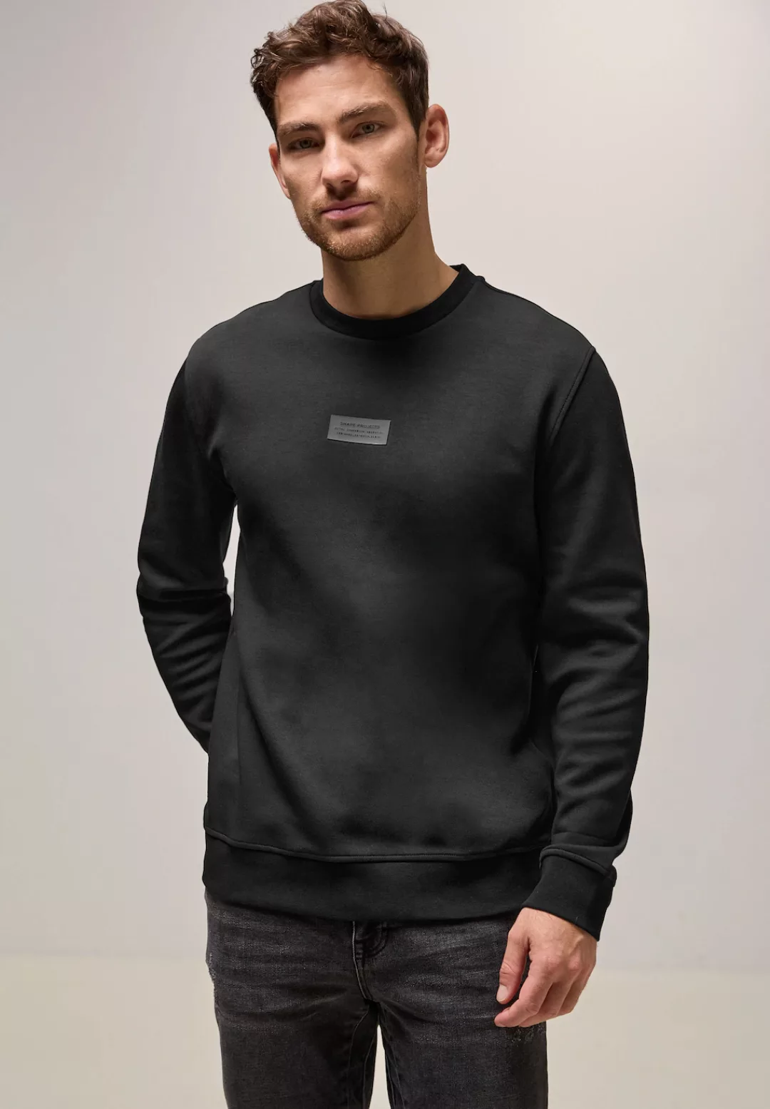 STREET ONE MEN Sweatshirt, mit Rundhalsausschnitt günstig online kaufen