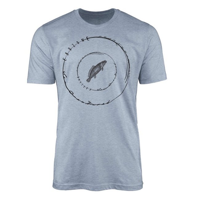 Sinus Art T-Shirt T-Shirt Tiefsee Fische - Serie: Sea Creatures, feine Stru günstig online kaufen