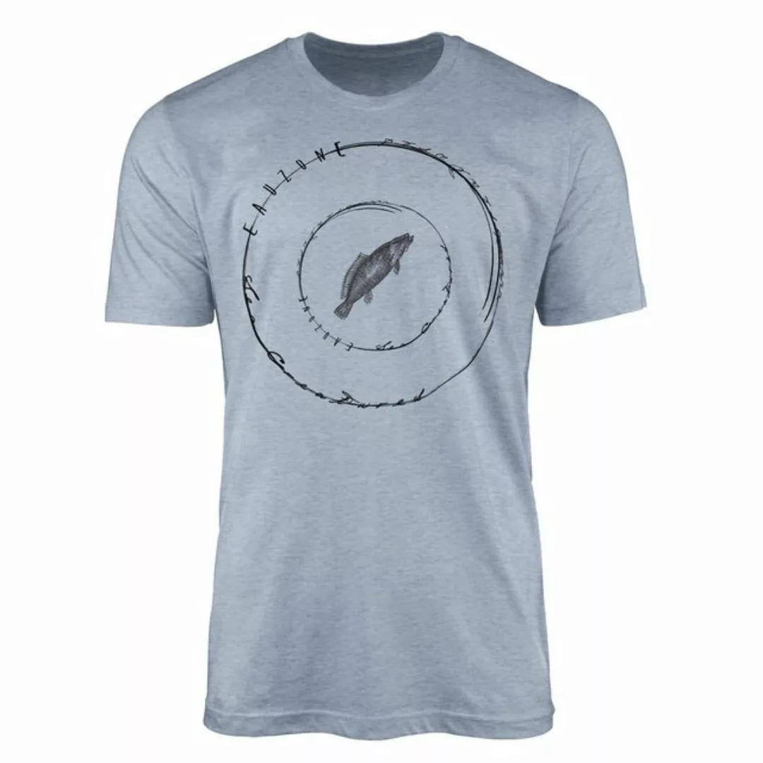 Sinus Art T-Shirt T-Shirt Tiefsee Fische - Serie: Sea Creatures, feine Stru günstig online kaufen