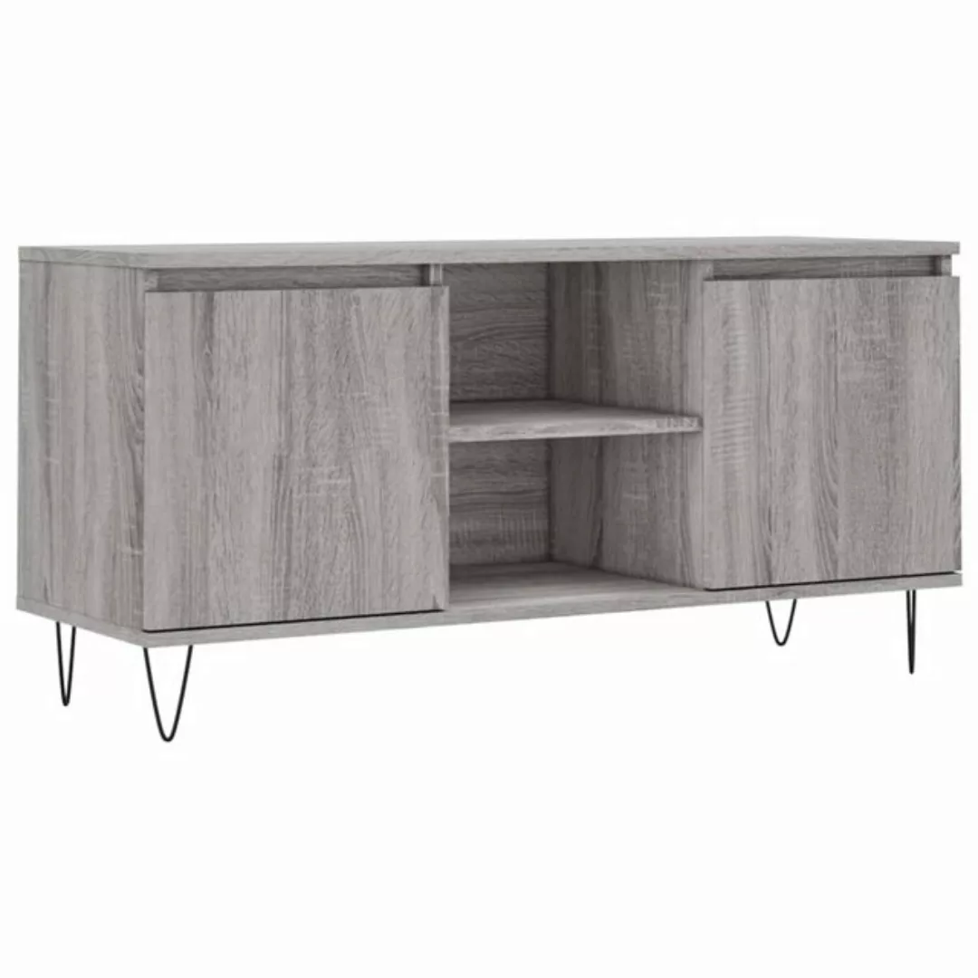 vidaXL TV-Schrank TV-Schrank Grau Sonoma 104x35x50 cm Holzwerkstoff (1-St) günstig online kaufen