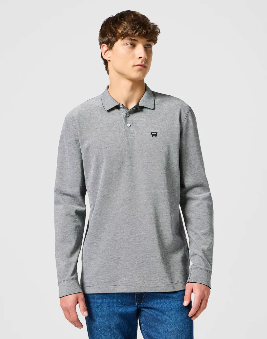 Wrangler Langarmshirt "LS REFINED POLO" günstig online kaufen