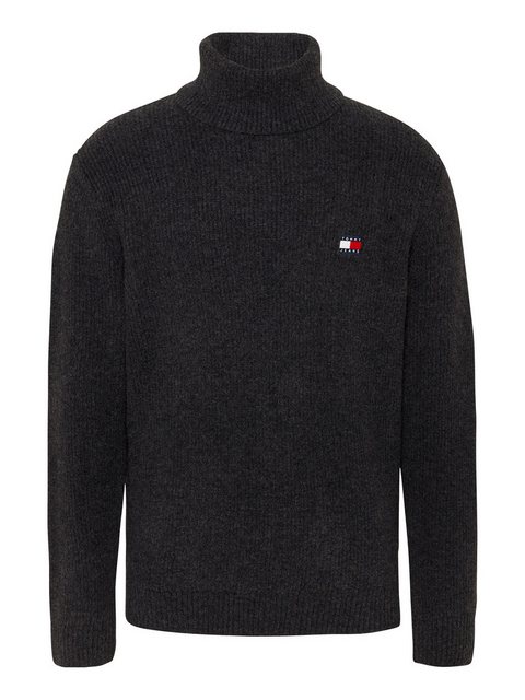 Tommy Jeans Rollkragenpullover TJM SLIM ROLL NECK BADGE SWEATER in melierte günstig online kaufen