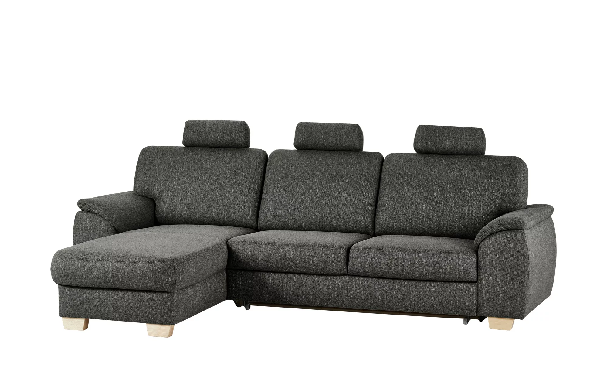 smart Ecksofa  Valencia ¦ schwarz ¦ Maße (cm): B: 281 H: 90 T: 173 Polsterm günstig online kaufen