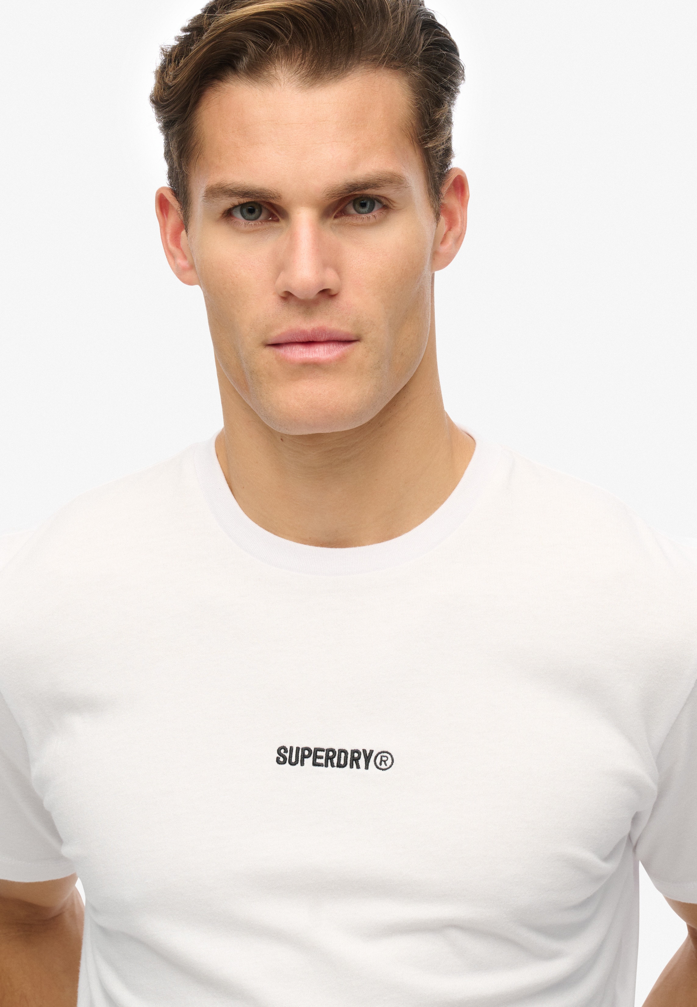 Superdry Rundhalsshirt "MICRO LOGO T SHIRT" günstig online kaufen