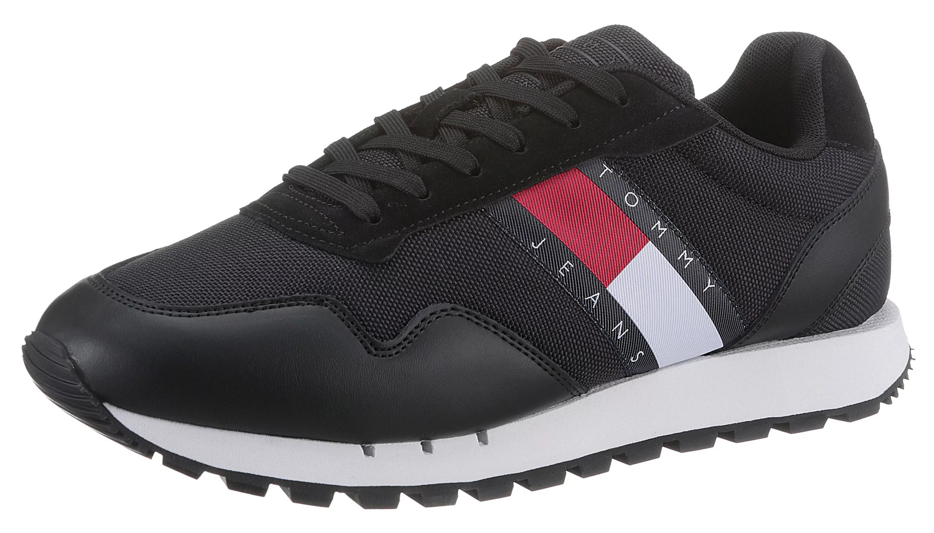 Tommy Jeans Sneaker "RETRO LEATHER TJM ESS", mit großer Logoverzierung, Fre günstig online kaufen