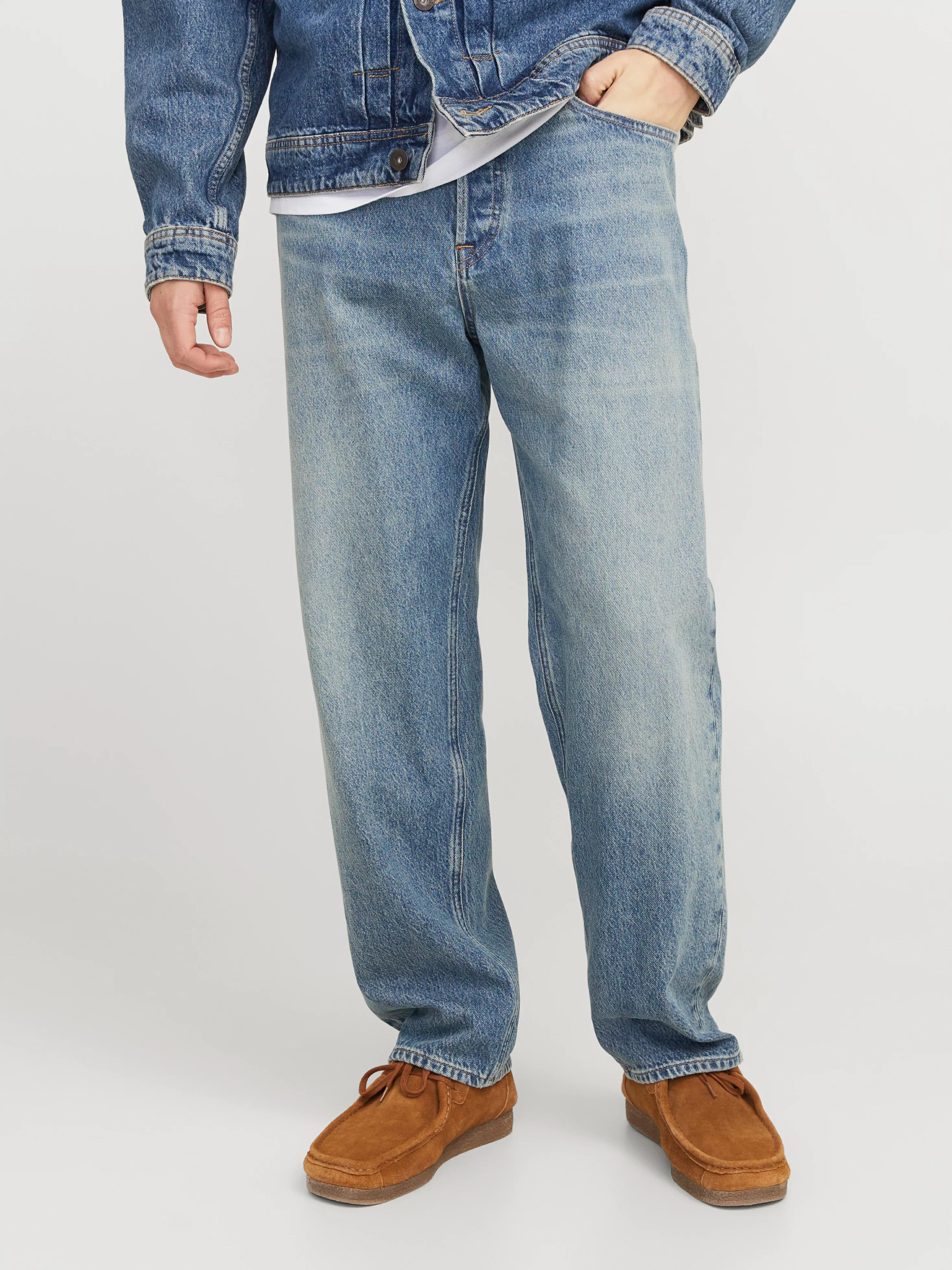 Jack & Jones Loose-fit-Jeans "JJIEDDIE JJORIGINAL MF 710" günstig online kaufen