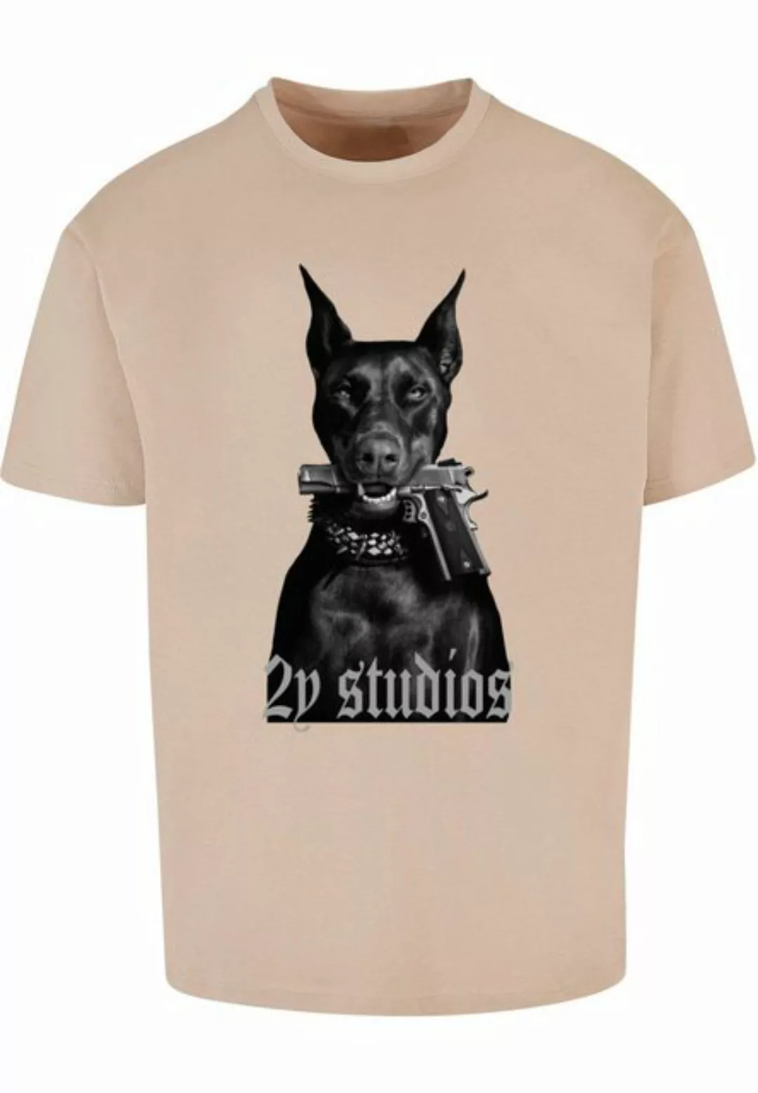 2Y Studios T-Shirt 2Y Studios Herren Doberman Oversize Tee (1-tlg) günstig online kaufen