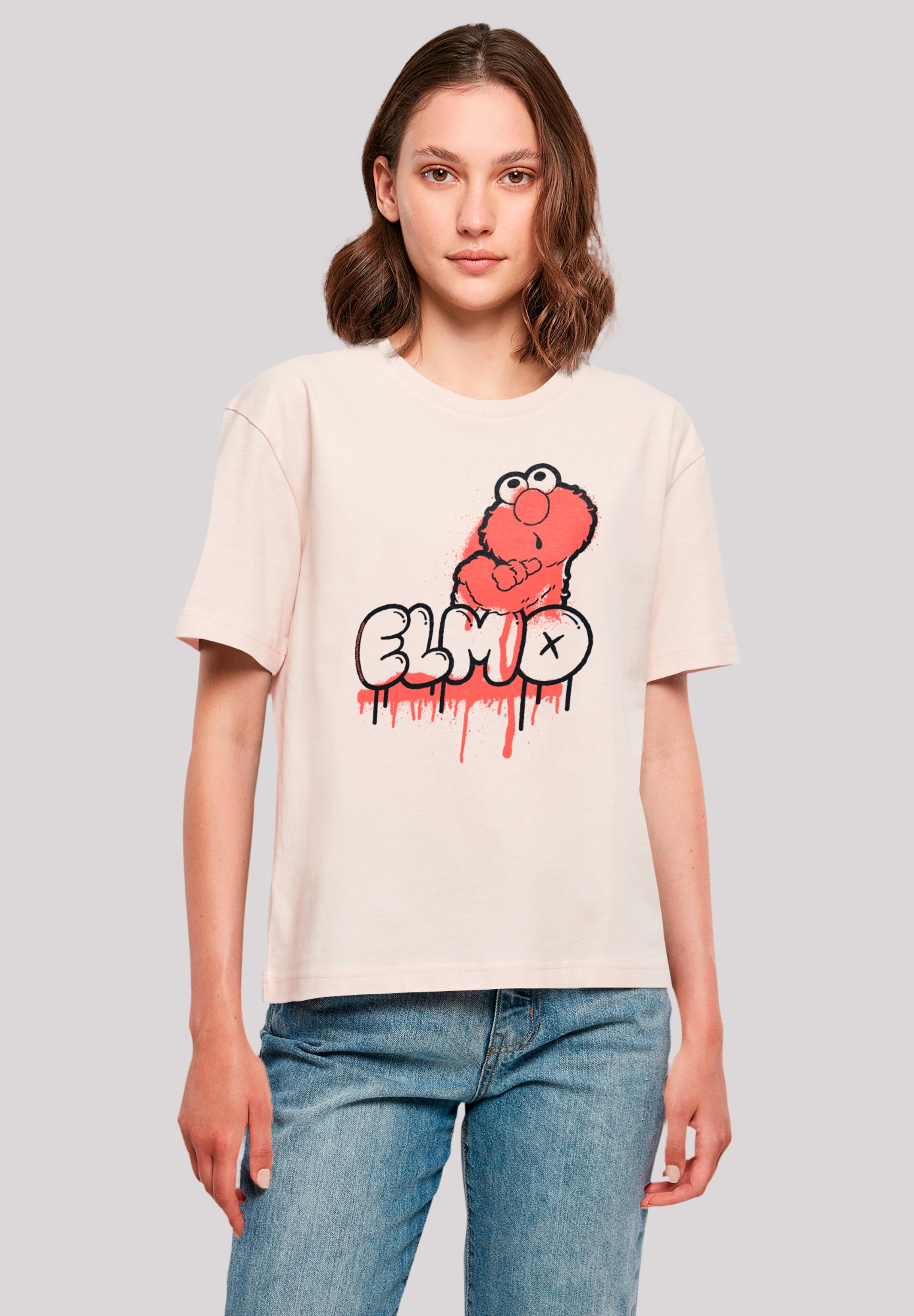 F4NT4STIC T-Shirt "Sesamstraße Elmo Graffiti", Premium Qualität günstig online kaufen