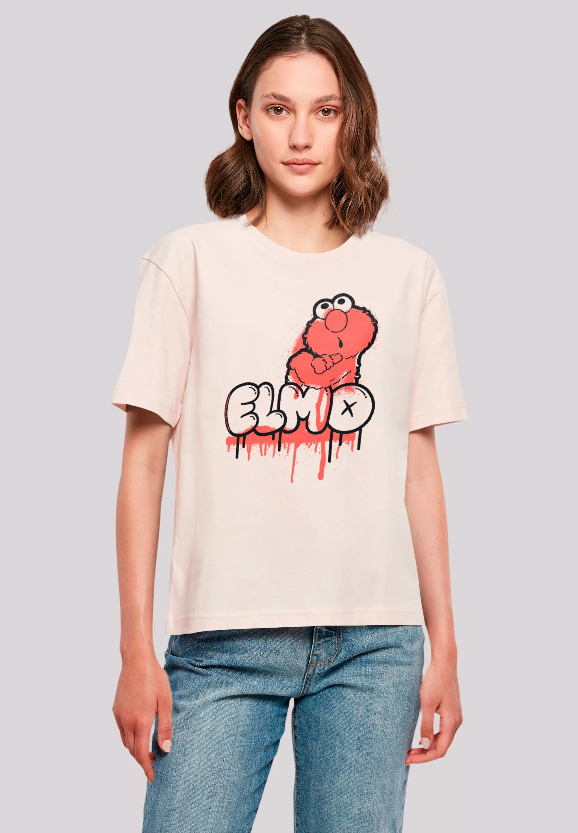 F4NT4STIC T-Shirt "Sesamstraße Elmo Graffiti", Premium Qualität günstig online kaufen