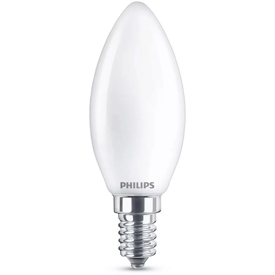 Philips Classic LED-Lampe E14 B35 6,5W 2.700K matt günstig online kaufen