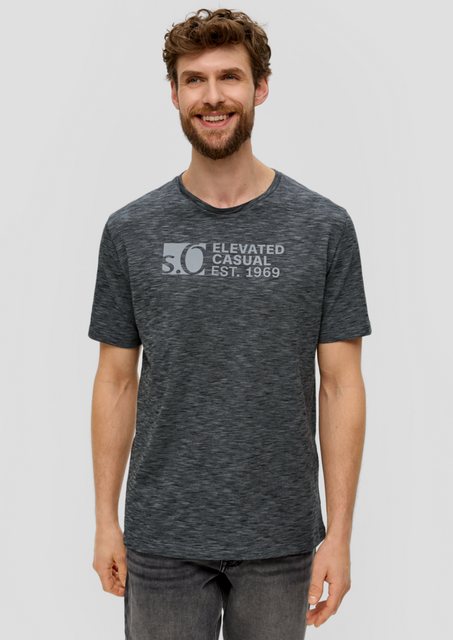 s.Oliver Kurzarmshirt T-Shirt mit Labelprint günstig online kaufen