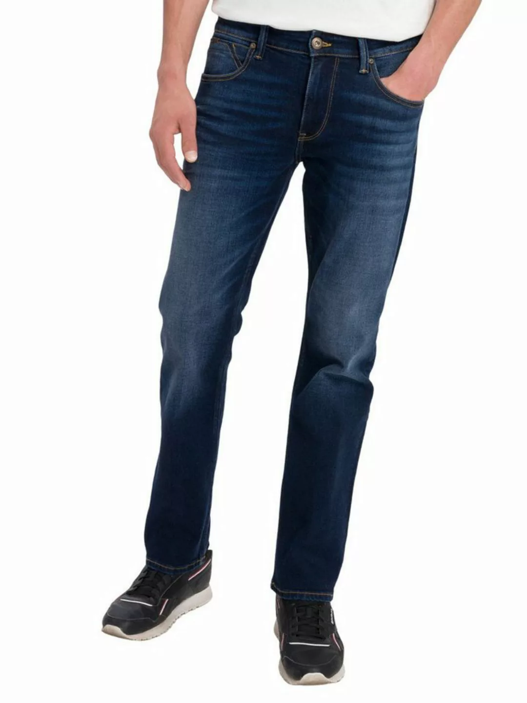 Cross Jeans Herren Jeans DYLAN - Regular Fit - Blau - Authentic Blue Used günstig online kaufen