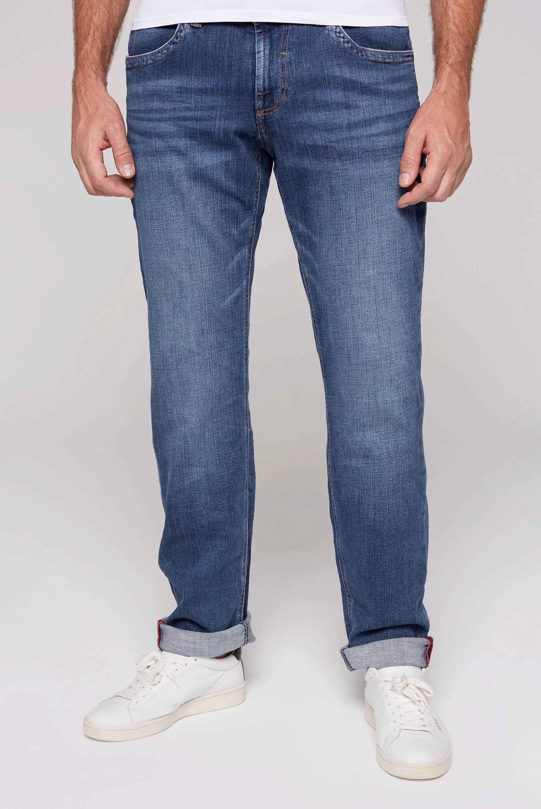 CAMP DAVID Regular-fit-Jeans, mit Used-Waschung günstig online kaufen