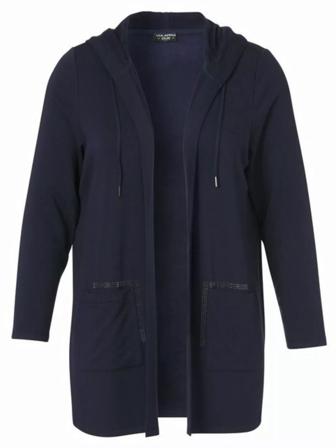 Sweatjacke Via Appia Due blau günstig online kaufen