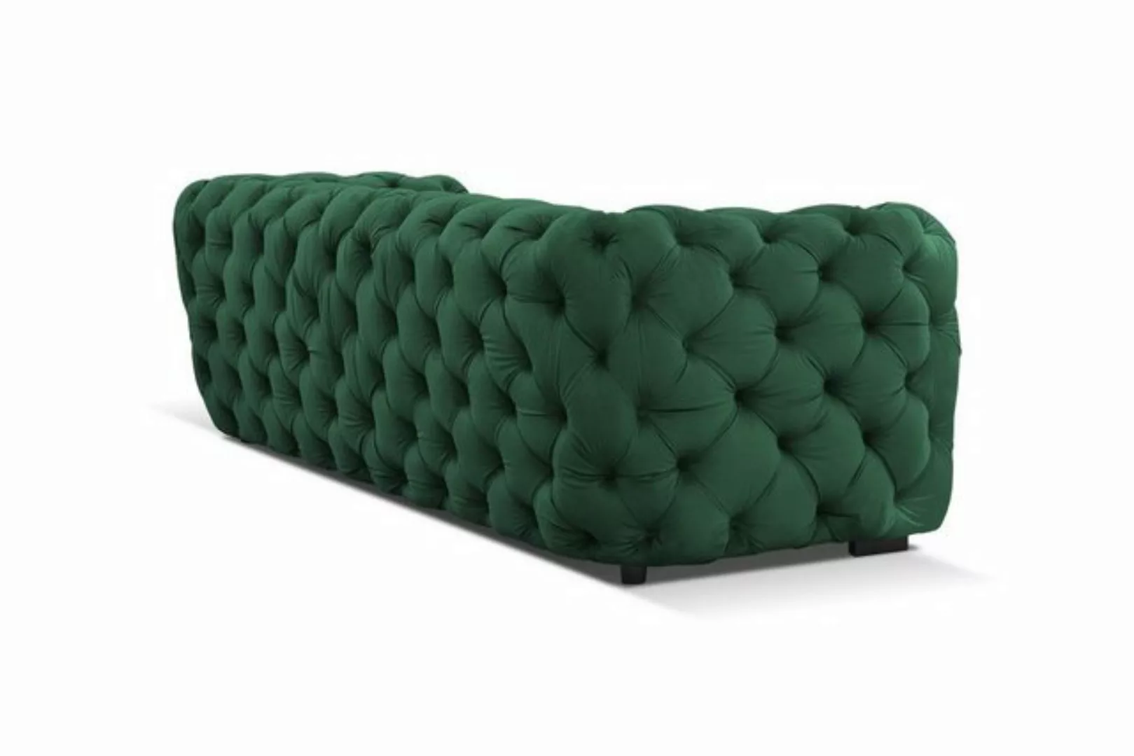 Fun Möbel Sofa Sofa Designer-Sofa NATALIE 2-Sitzer in Stoff Riviera, 1 Teil günstig online kaufen