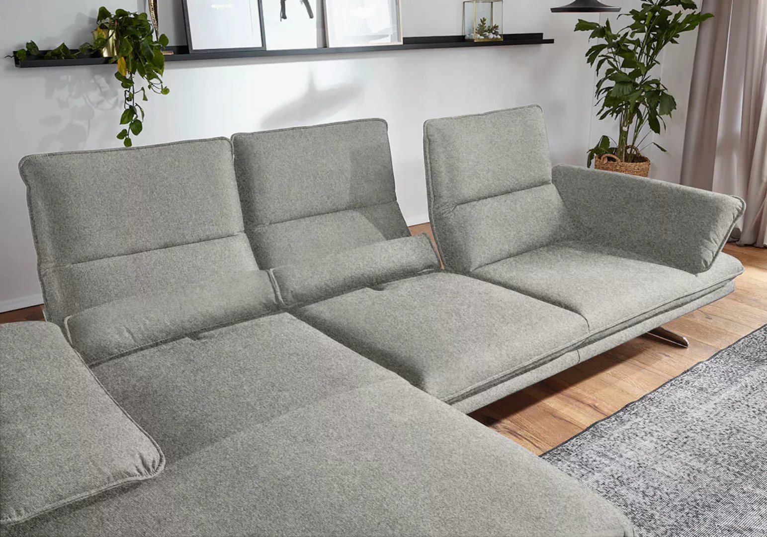 W.SCHILLIG Ecksofa "broadway, Designsofa mit tollem Sitzkomfort, L-Form", S günstig online kaufen