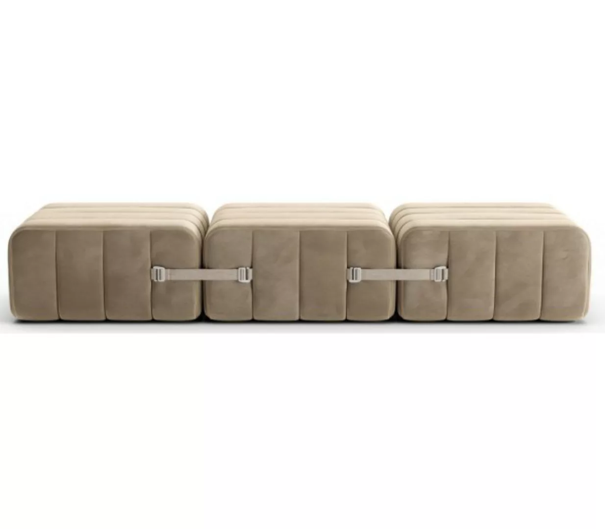 Curt Sofaset Barcelona Grau / Braun günstig online kaufen