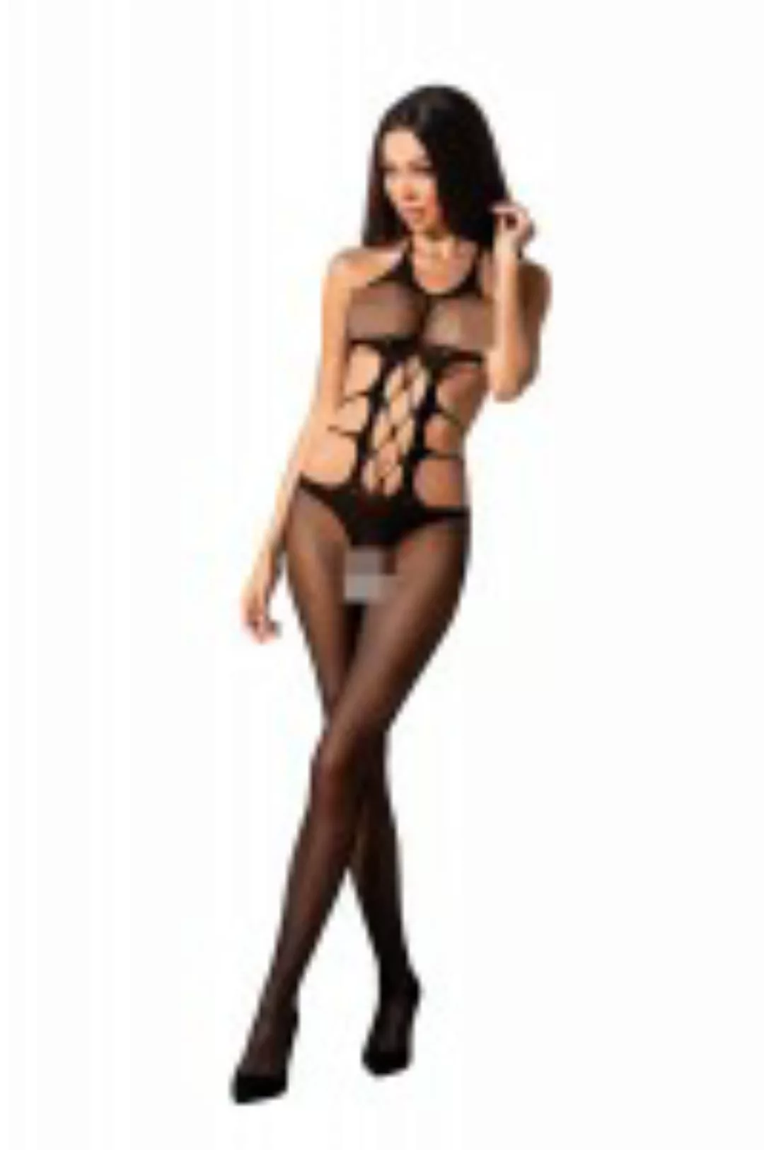 Netz-Bodystocking mit Cut-Outs ouvert günstig online kaufen