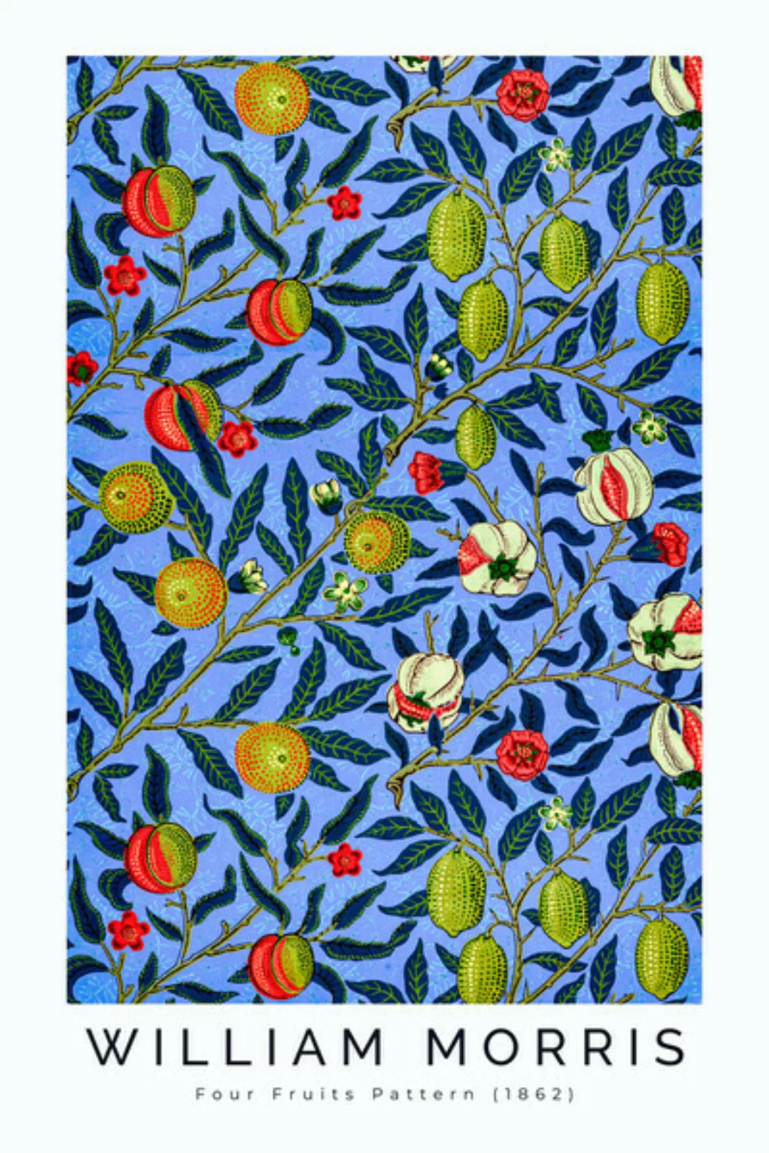 Poster / Leinwandbild - Four Fruits Pattern Ii Von William Morris günstig online kaufen