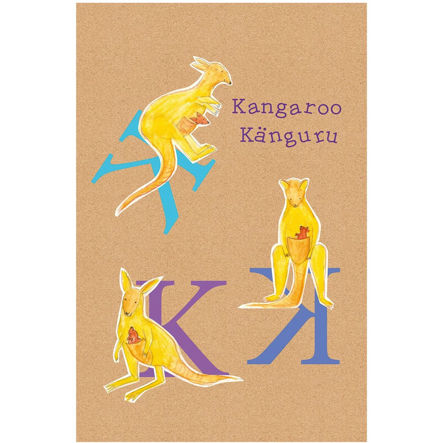 Komar Poster "ABC Animal K", Buchstaben, (1 St.), Kinderzimmer, Schlafzimme günstig online kaufen