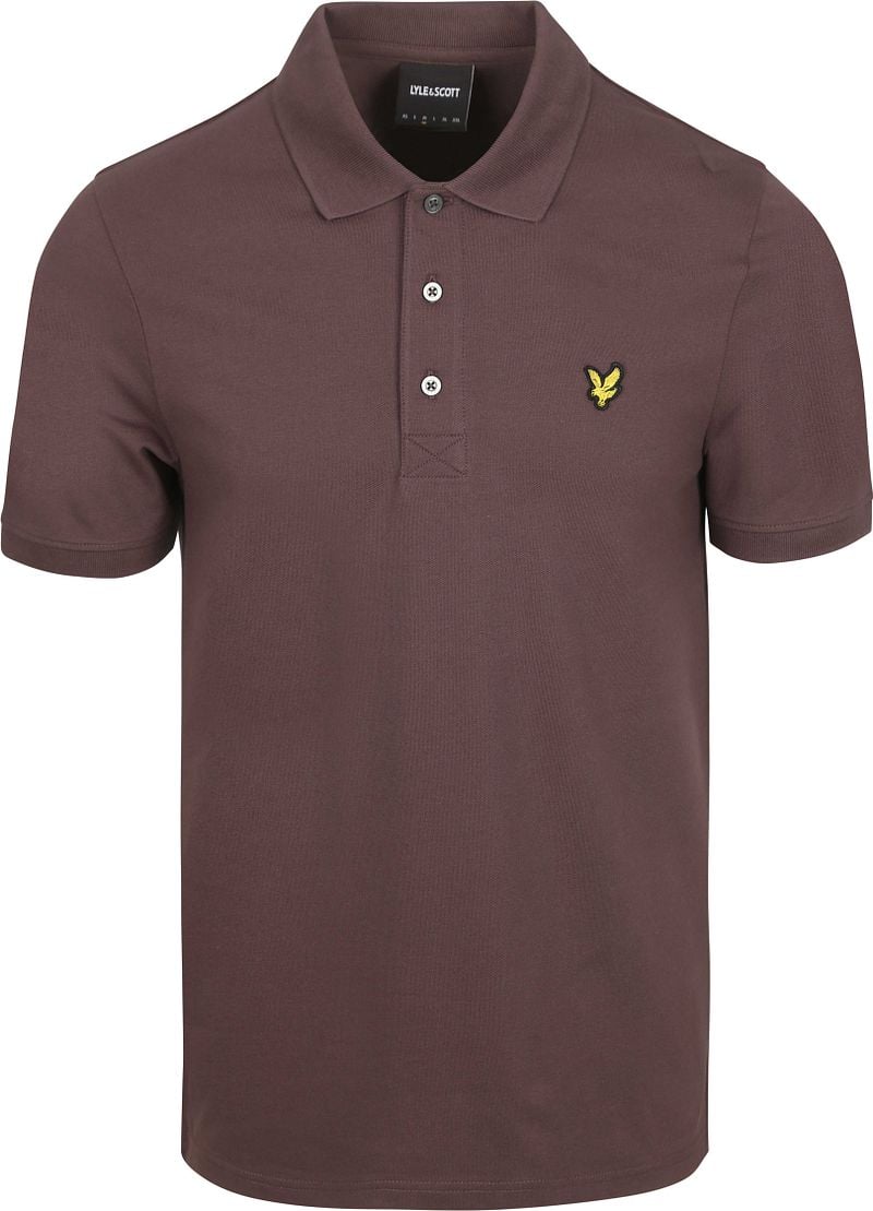 Lyle und Scott Polo Plain Espresso - Größe XXL günstig online kaufen