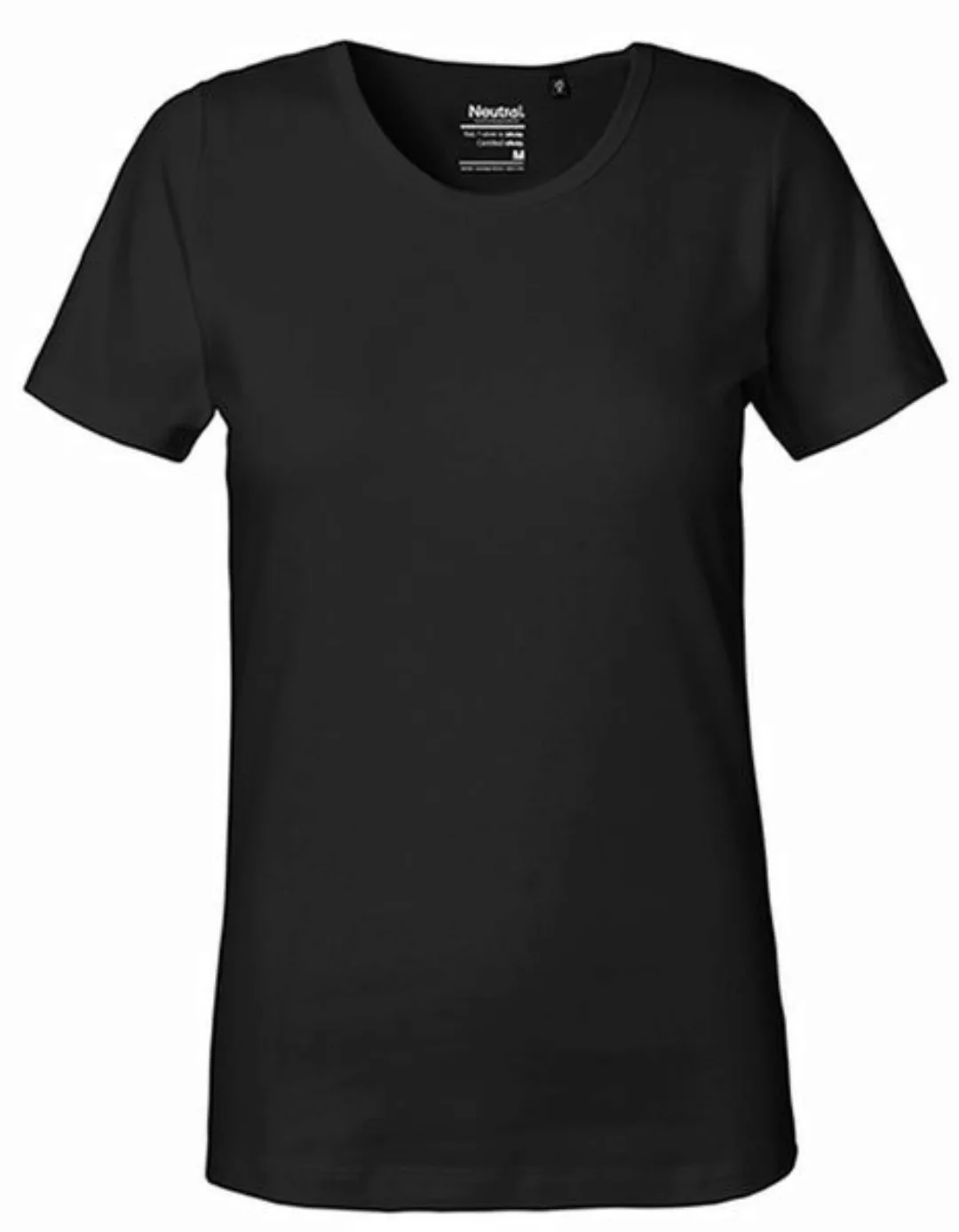 Damen T-shirt Von Neutral Bio Baumwolle Round Neck Interlock günstig online kaufen