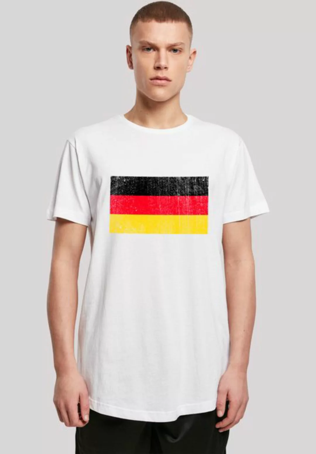 F4NT4STIC T-Shirt "Germany Deutschland Flagge distressed", Print günstig online kaufen