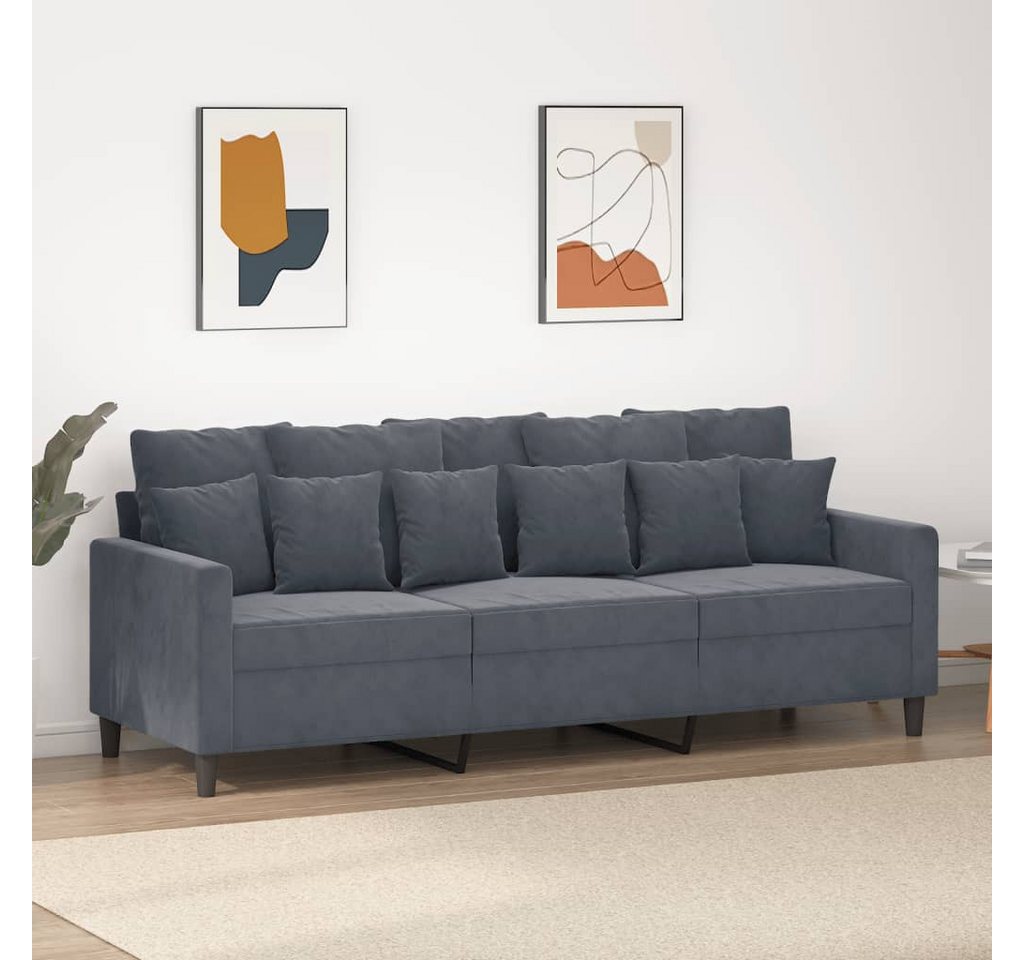 vidaXL Sofa Sofa Samt 3 Sitzer 2 Sitzer Sessel 1 Sitzer verschiedene Farben günstig online kaufen