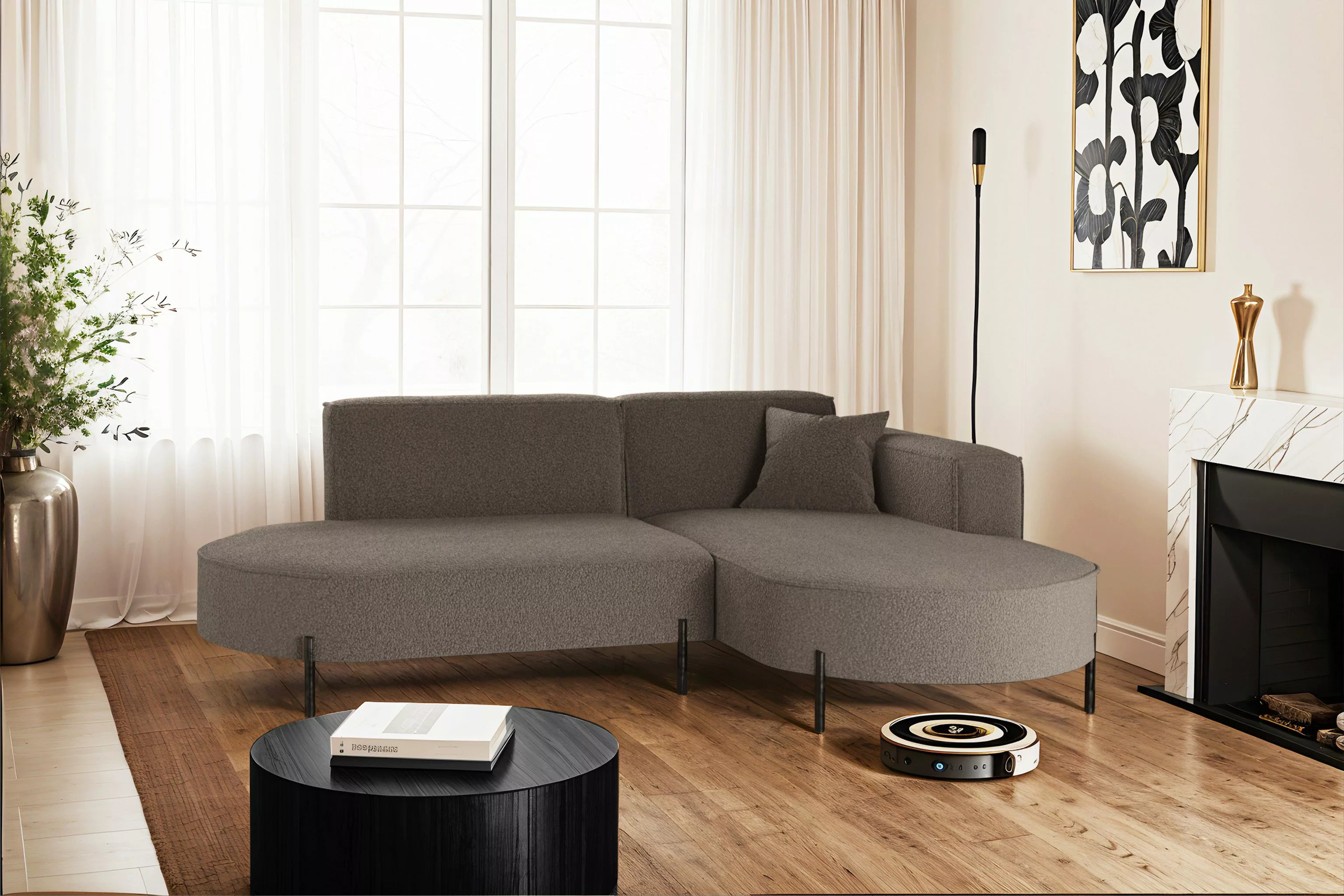 Kaiser Möbel Ecksofa Sofa L-Form Designer günstig online kaufen