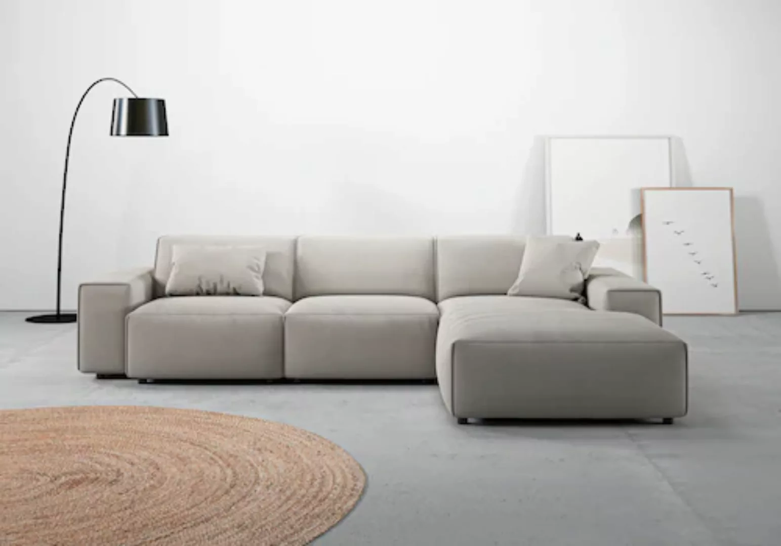 andas Ecksofa "Glimminge auch in Breitcord, Feincord, Bouclé + Easy care-Be günstig online kaufen