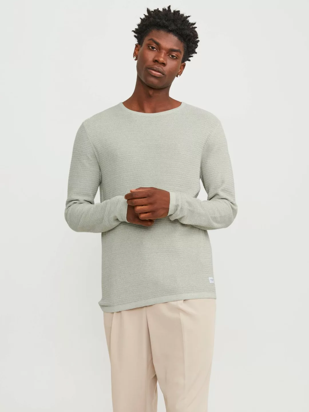 Jack & Jones Rundhalspullover JJEGREG KNIT CREW NECK SN günstig online kaufen