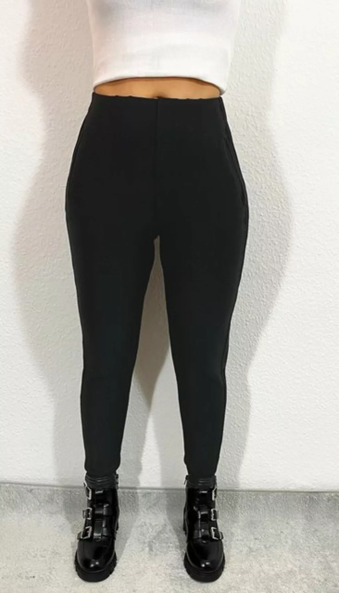 HELLO MISS Leggings Business Chic Leggings, Hose mit Teilungsnähten, StyleF günstig online kaufen