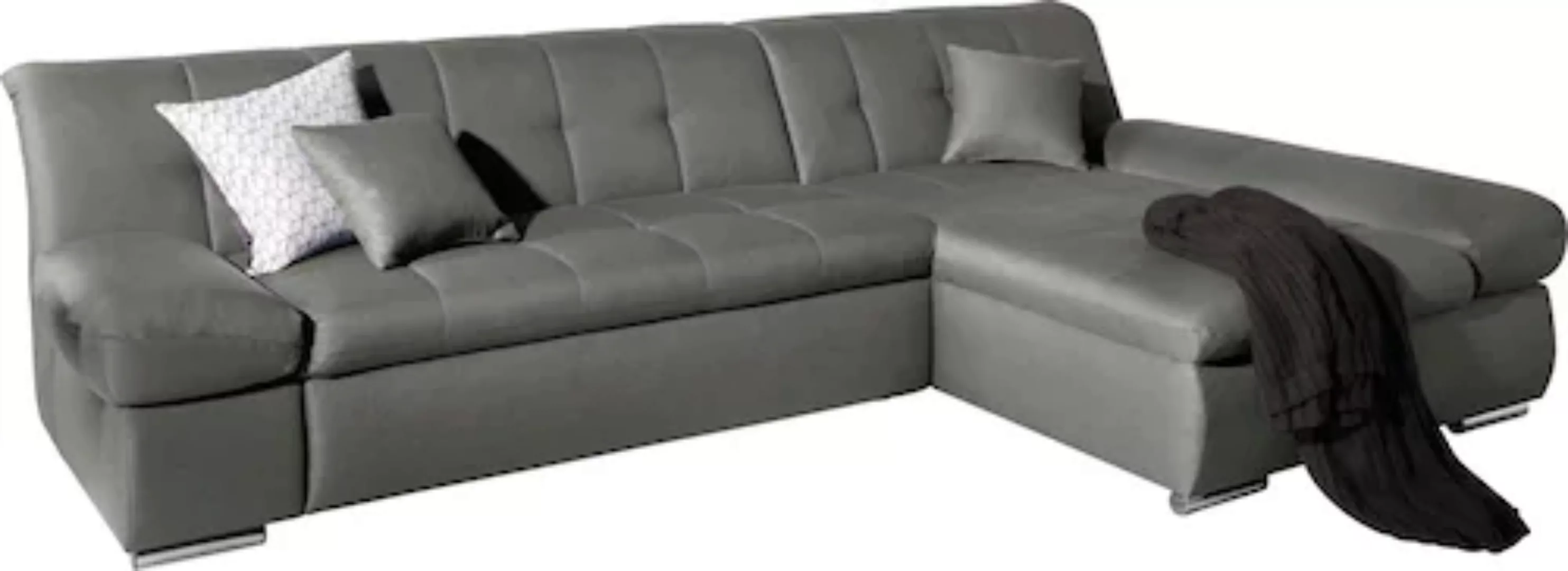 DOMO collection Ecksofa "Mona L-Form", wahlweise mit Bettfunktion günstig online kaufen