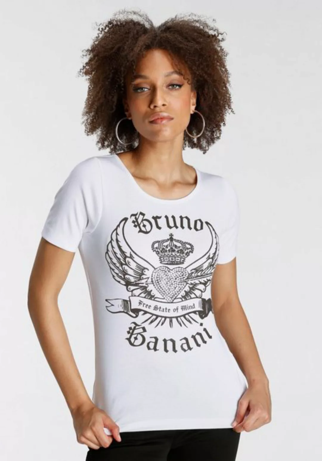Bruno Banani T-Shirt Logo-Print NEUE KOLLEKTION günstig online kaufen