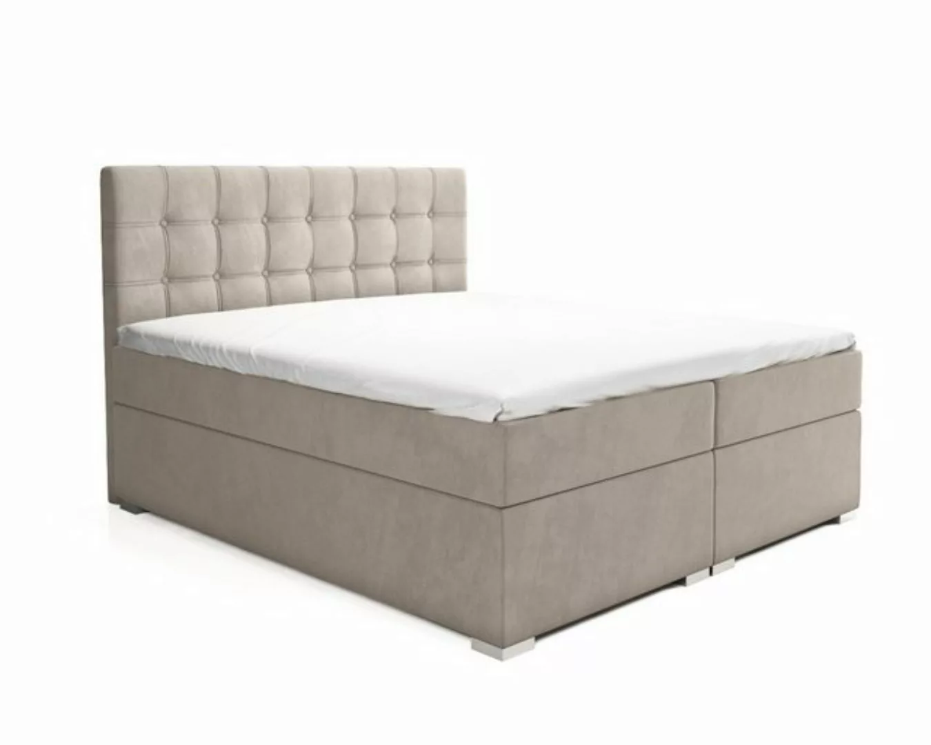 Deine Möbel 24 Boxspringbett MAGIC Komplettbett Polsterbett inkl. Bonellfed günstig online kaufen