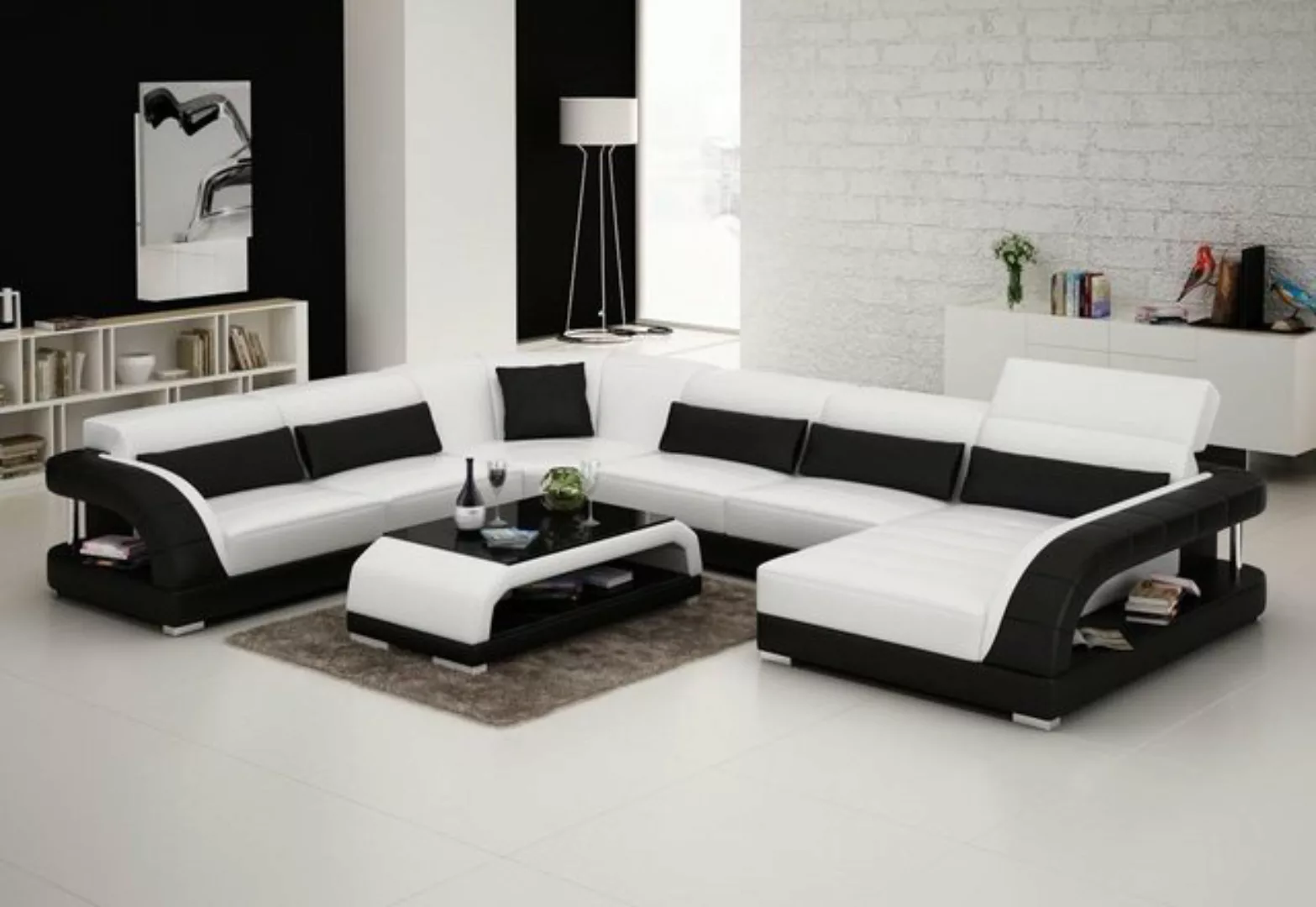 JVmoebel Ecksofa, Sofa Couch Wohnlandschaft Ecksofa Polster Sofas Couchen n günstig online kaufen