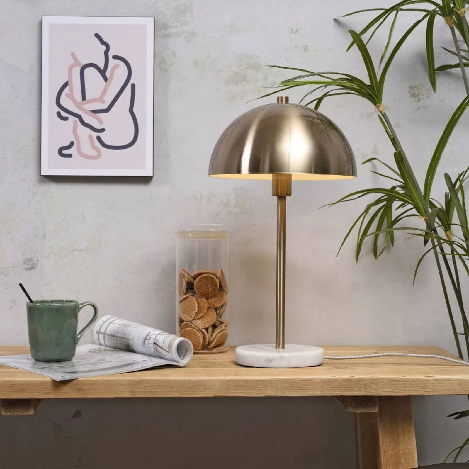 It's about RoMi Toulouse Tischlampe mit Marmorfuß günstig online kaufen