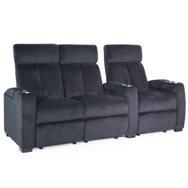 Zinea Sofa Zinea Kinosessel Action - 3 Sitzer LL – Stoff, elektrisch, LED günstig online kaufen