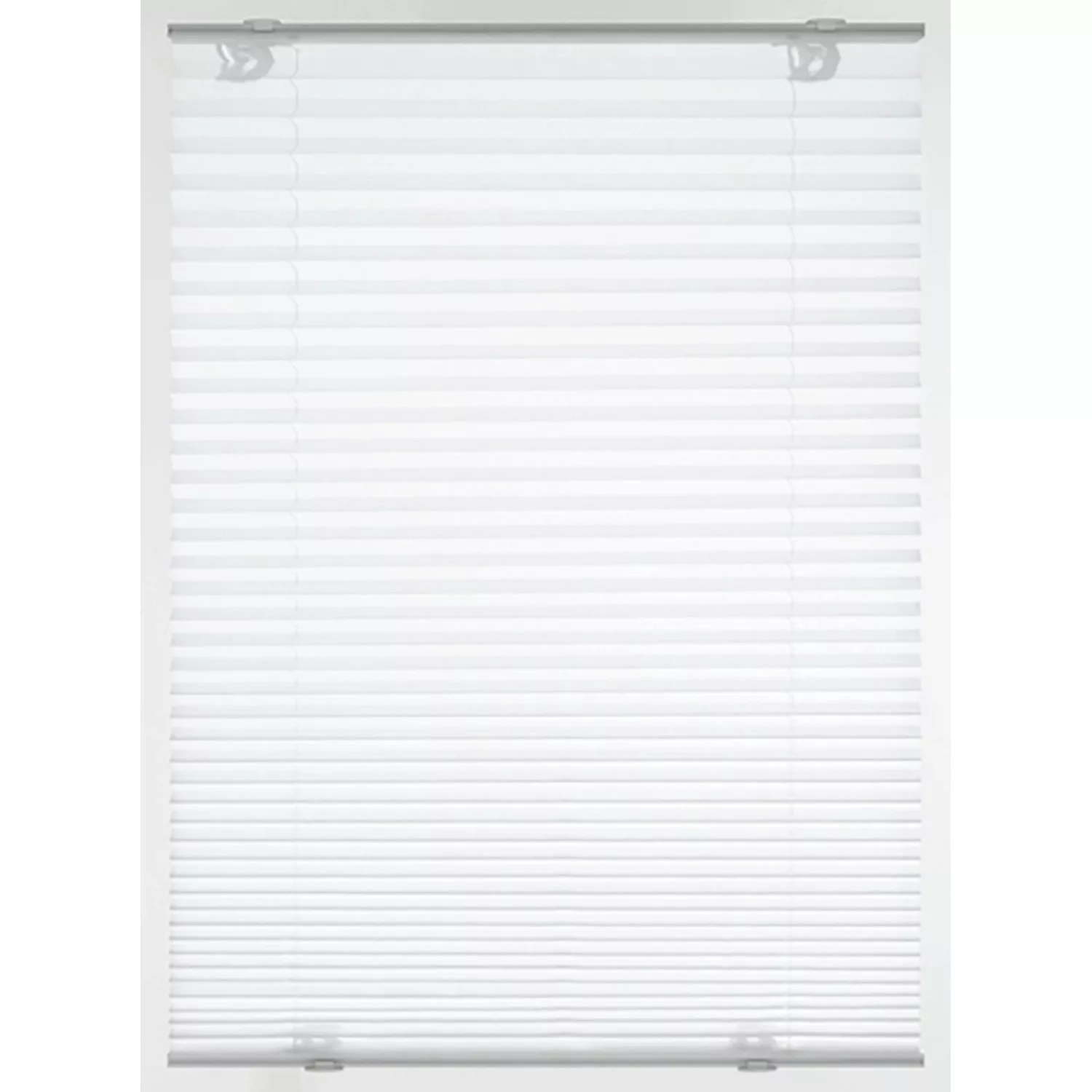 Gardinia Dachfenster-Plissee mit Saugnäpfe 36,3 cm x 80 cm Weiß günstig online kaufen
