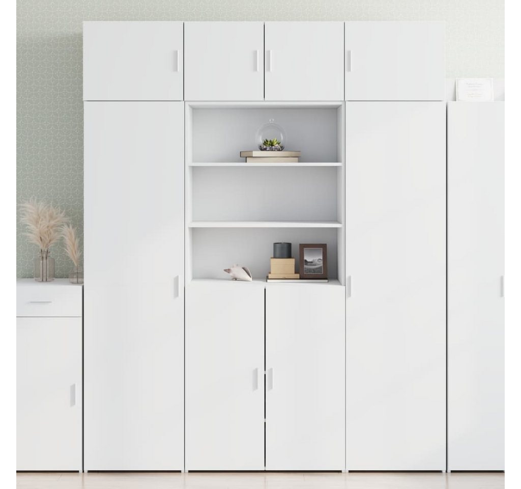 vidaXL Schrankmodule Hochschrank Weiß 80x42,5x225 cm Holzwerkstoff günstig online kaufen