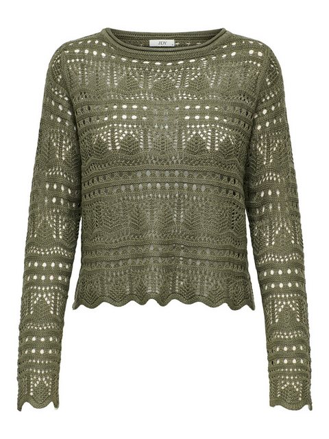 JACQUELINE de YONG Strickpullover Legerer Feinstrick Pullover Weiches Vinta günstig online kaufen