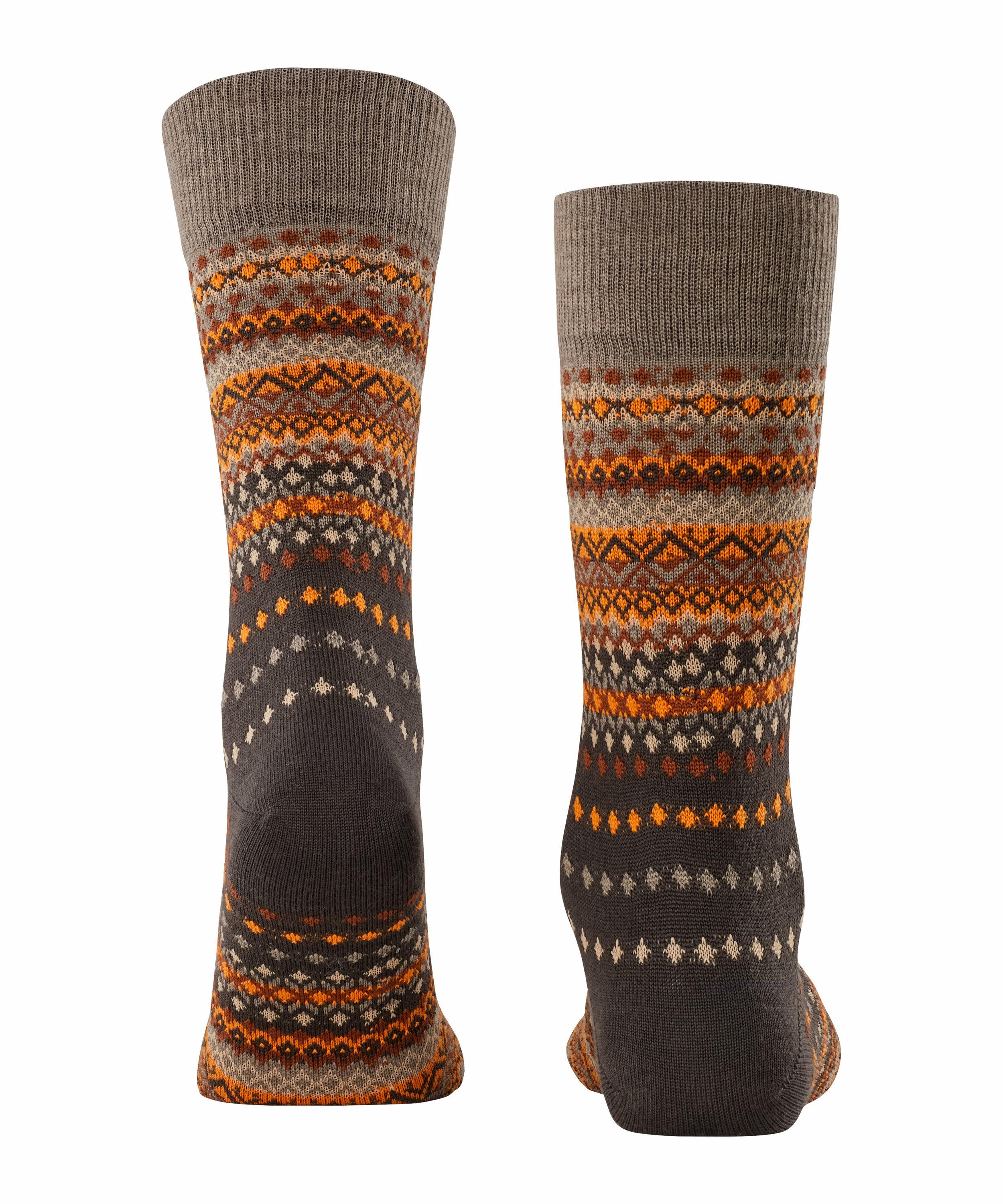 Burlington Ancient Fair Isle Herren Socken, 40-46, Braun, AnderesMuster, Sc günstig online kaufen