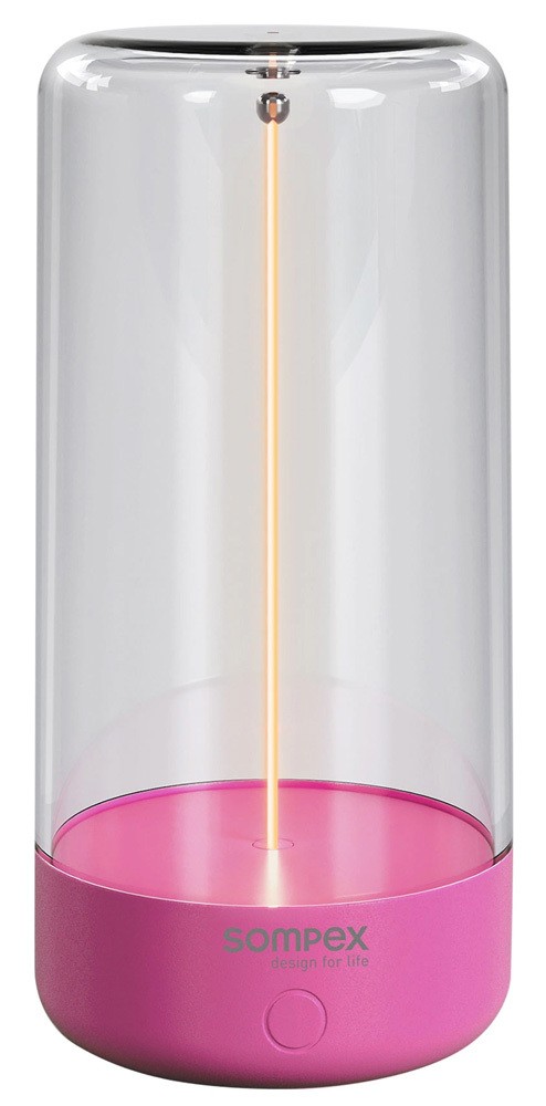 Sompex PULSE Akku Tischleuchte LED Dimmbar 3 Funktionen Neon Pink günstig online kaufen
