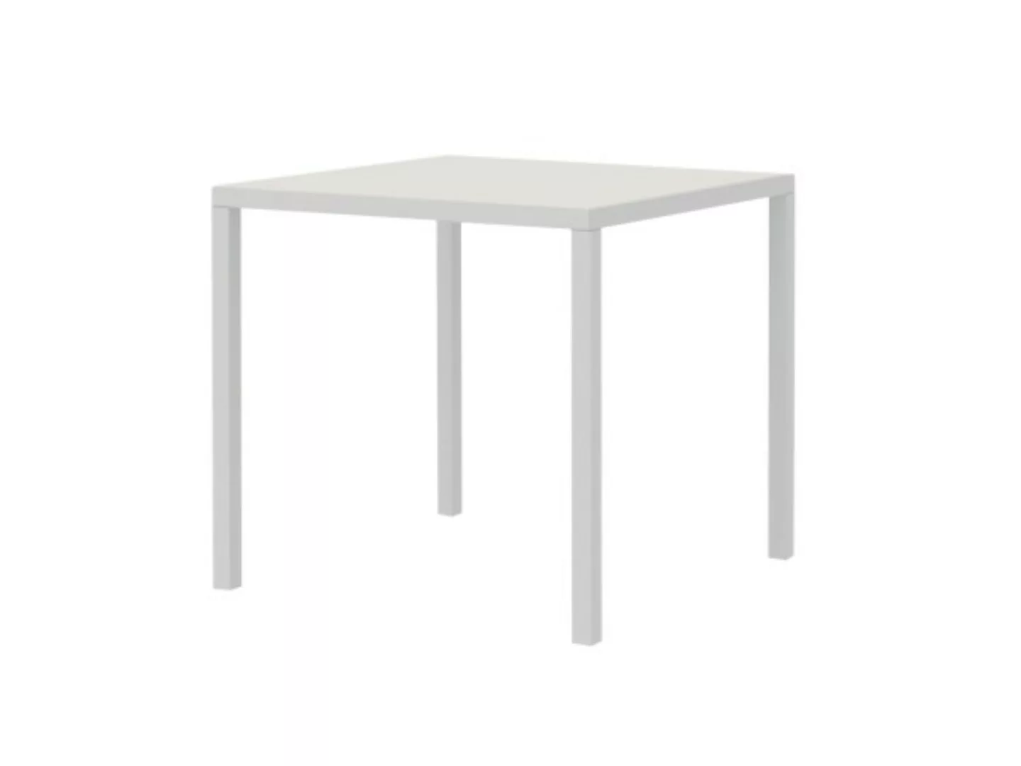 Terrassentisch Quatris 80x80x75 cm perlweiß BS günstig online kaufen