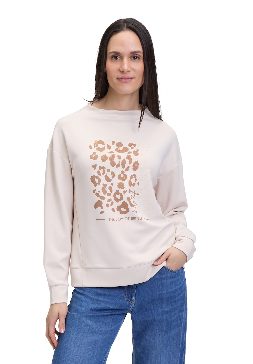 Betty Barclay Sweatshirt "Betty Barclay Sweatshirt mit Stehkragen", Glitzer günstig online kaufen