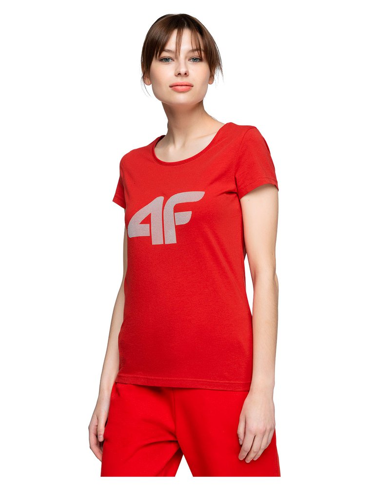 4f Kurzärmeliges T-shirt XS Red günstig online kaufen