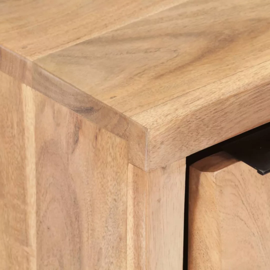 Nachttisch 40x30x50 Cm Akazie Massivholz Mit Naturkanten günstig online kaufen