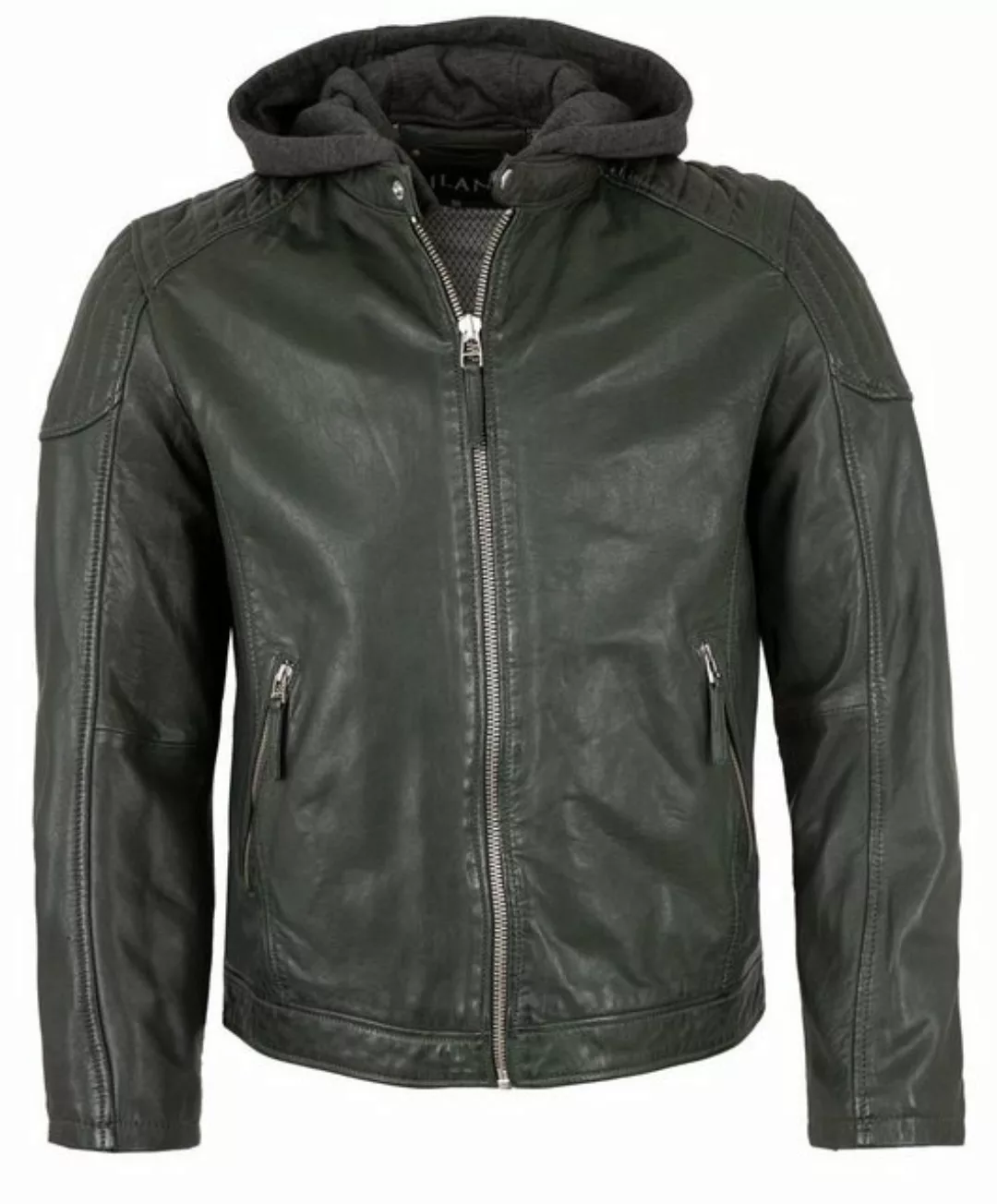 Jilani Lederjacke Arrow Jilani - Herren Echtleder Lederjacke Kapuze Lammnap günstig online kaufen