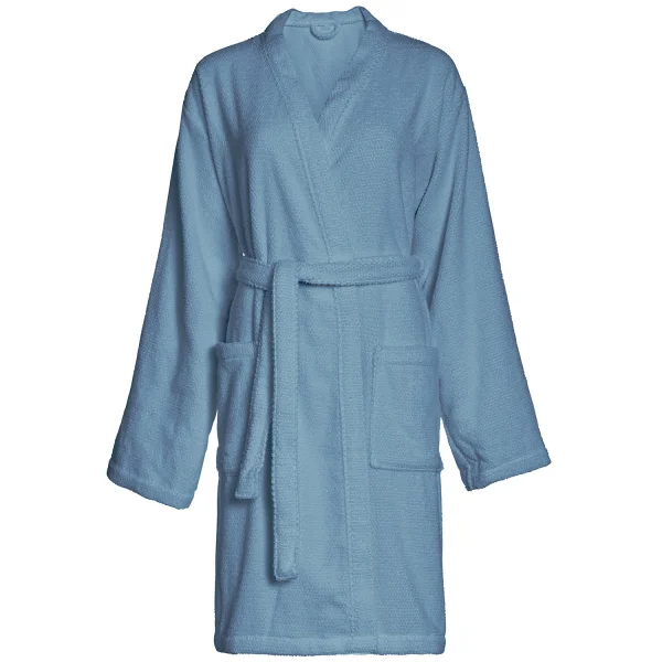 Marc O'Polo Bademantel Kimono Tali - Farbe: stone blue - XL günstig online kaufen