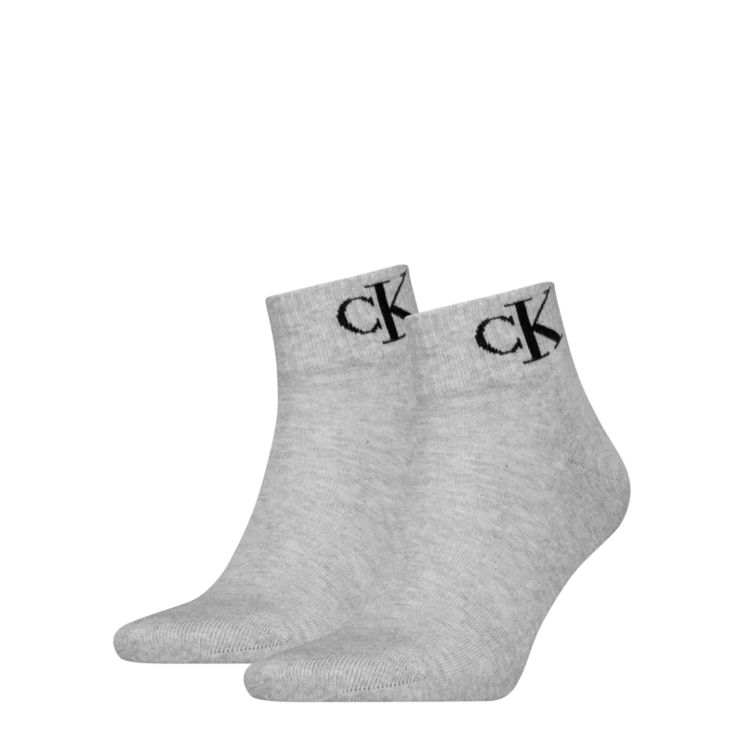 Calvin Klein Jeans Kurzsocken "CKJ MEN QUARTER 2P MONOGRAM", (2 Paar, 2 Paa günstig online kaufen